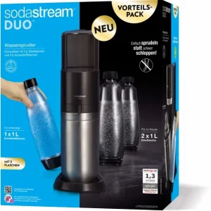 SodaStream DUO Promopack Trinkwasser-Sprudler Titan 6