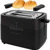 ProfiCook PC-TA 1244 Kompakt-Toaster Edelstahl/schwarz 16