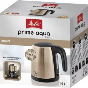 Melitta Prime Aqua Mini Wasserkocher Kupfer 18