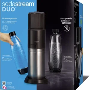 SodaStream DUO Wassersprudler Trinkwasser-Sprudler Titan 12