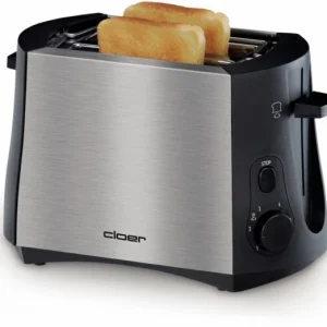 Cloer 3419 Toaster Edelstahl/schwarz 12