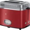 Russell Hobbs Retro Ribbon Red Toaster Rot/edelstahl 19