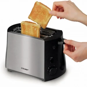 Cloer 3419 Toaster Edelstahl/schwarz 10