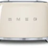 Smeg TSF 01 CREU Kompakt-Toaster Creme 16