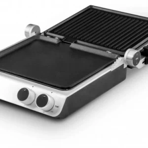 Gastroback Design BBQ Pro Kontaktgrill Edelstahl/schwarz 14