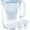 BRITA Style Inkl. 3 MAXTRA+ Tischwasserfilter Hellblau 7