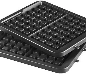 Tefal WM756D King Size Waffelautomat Edelstahl/schwarz 12