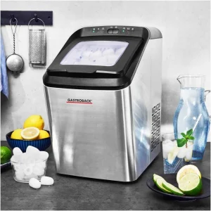 Gastroback Bartender Pro Eiswürfelbereiter Edelstahl 9