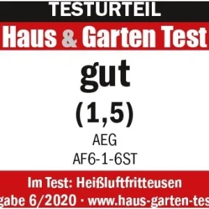 AEG AF6-1-6ST Gourmet 6 Heißluft-Fritteuse Edelstahl 15