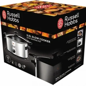 Russell Hobbs Cook@Home Schongarer Edelstahl/schwarz 6