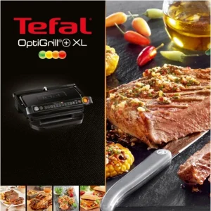 Tefal SET GC7228 Optigrill+ XL + K23207 Kontaktgrill Schwarz 10