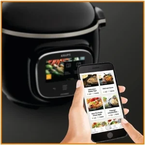 Krups CZ9128 Cook4Me Touch WIFI Multikocher Schwarz 12